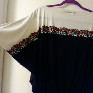 Black & White Blouse